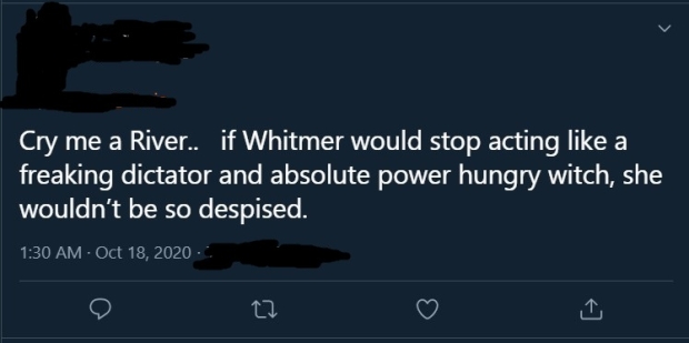 cry me a river whitmer